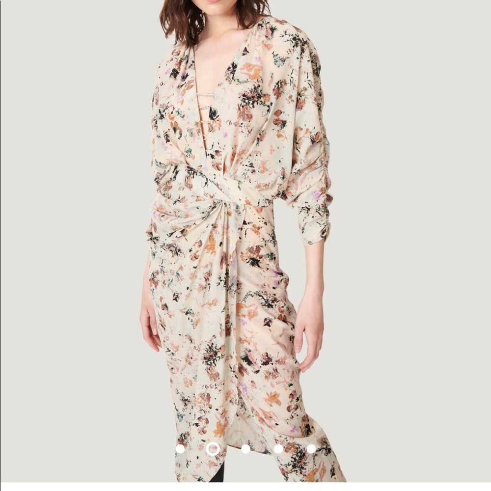 BRAND NEW IRO Paris Mura Flora Printed Dress